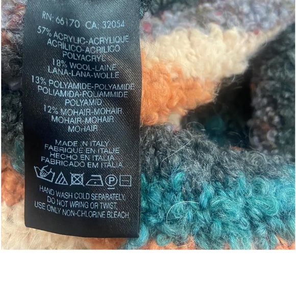 Anthropologie Moth Murray Chunky Striped Jumper mohair blend Sweater - Picture 7 of 7